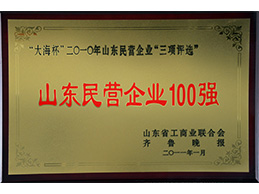 山東民營企業100強